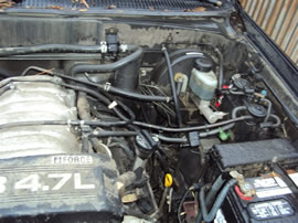 2001 TOYOTA TUNDRA LIMITED, 4.7L AUTO 4WD, COLOR BLACK, STK Z14805